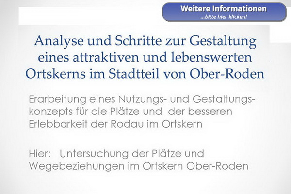 Stadtumbau Ober-Roden: AK-Plätze Abschlusspräsentation